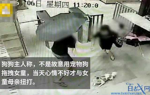 男子遛狗绊倒2岁女童还跟家长动手 理由是心情不好