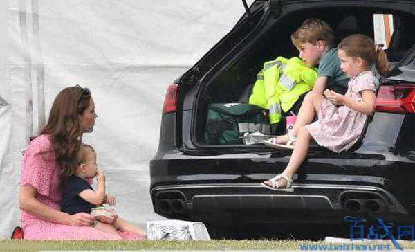 凯特梅根双王妃抱娃同框  参观皇家慈善马球日的比赛