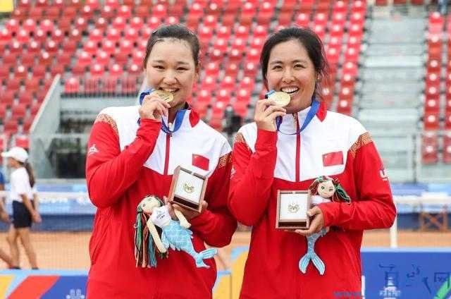 第30届世界大学生夏季运动会传喜讯 中国网球女双摘金