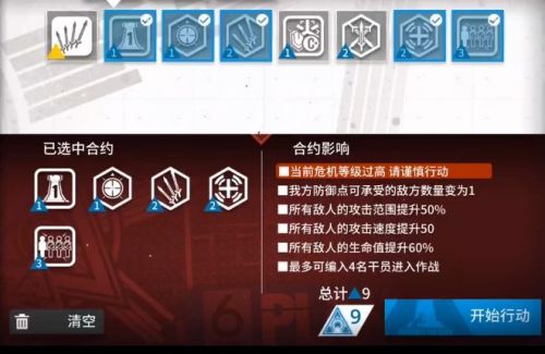 明日方舟危机合约11月26日荒芜广场等级8以上怎么打_11.26荒芜广场难度9攻略