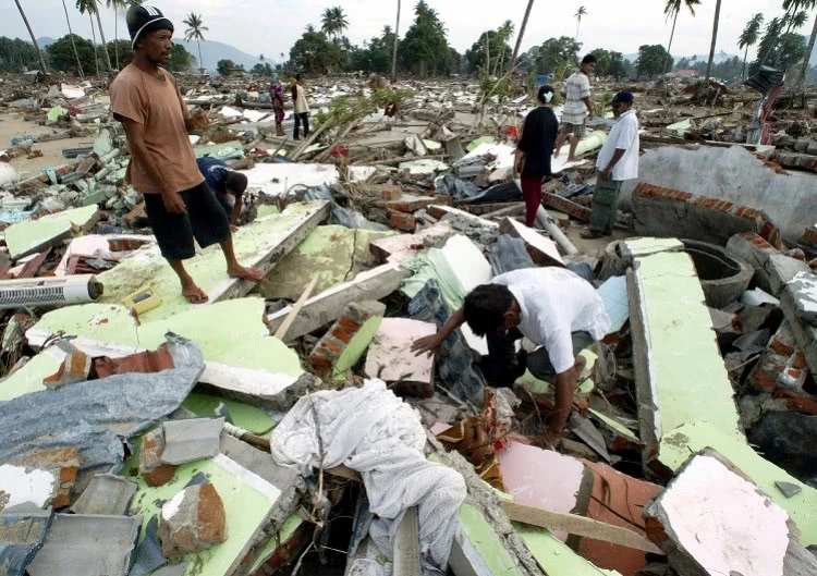 印度洋海啸15周年 海啸浪高30米，23万人丧生