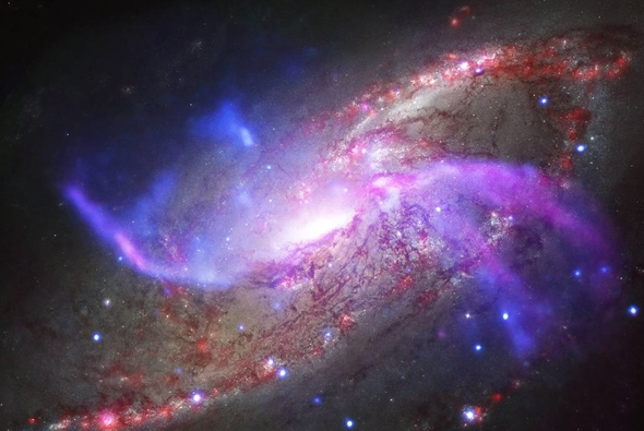 NASA公布银河美照