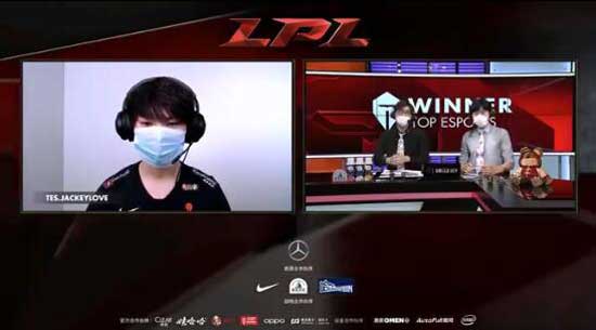 LPL春季赛13日TES对战V5_阿水Jackeylove首发助TES3:0战胜V5