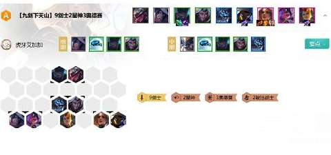 云顶之弈九剑阵容怎么搭配