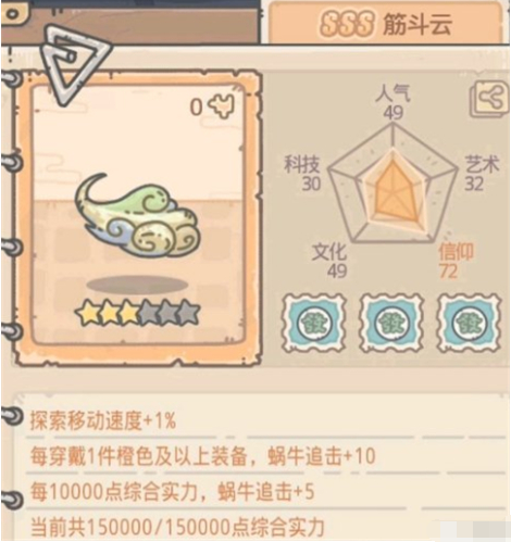 最强蜗牛筋斗云怎么样_最强蜗牛筋斗云属性介绍