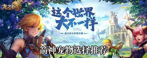 龙之谷2箭神宠物怎么搭配_龙之谷2箭神宠物选择推荐