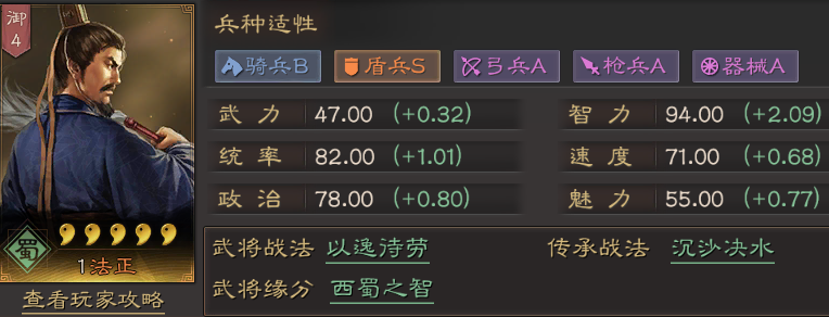 三国志战略版法正值得练吗