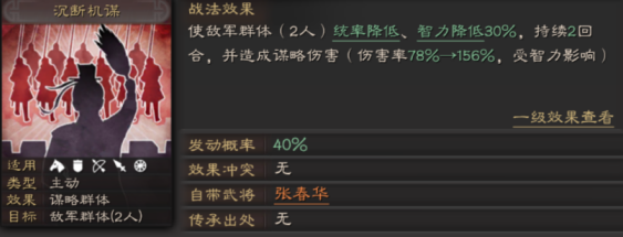 三国志战略版张春华值得培养吗