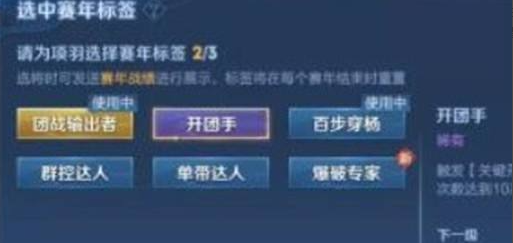 王者荣耀标签等级怎么提升