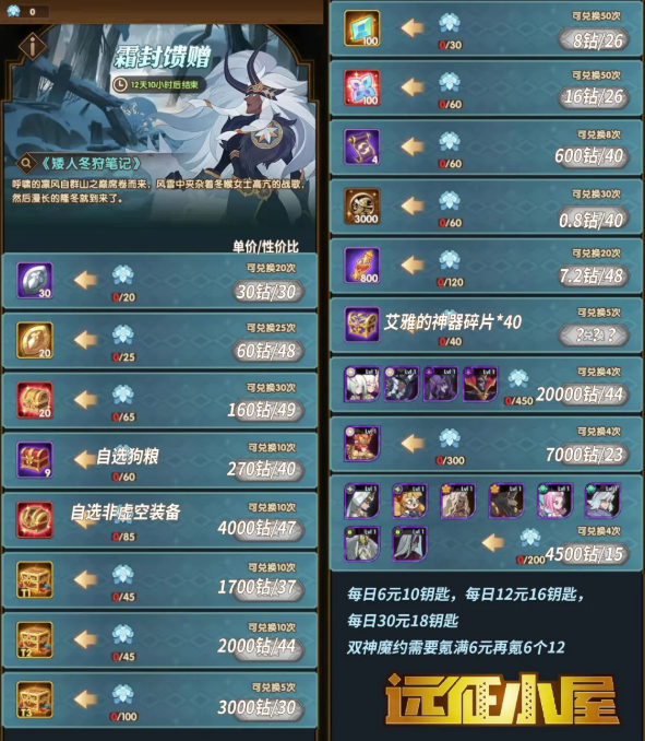 剑与远征霜封遗迹选什么好