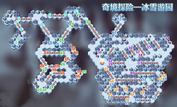 剑与远征冰雪游园怎么过？剑与远征冰雪游园路线攻略