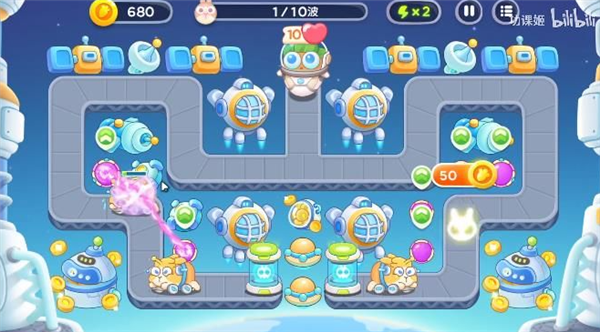 保卫萝卜4太空穿越20关攻略
