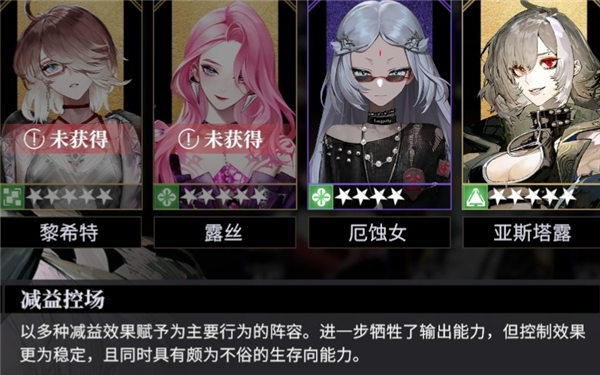 非匿名指令亚斯塔露阵容