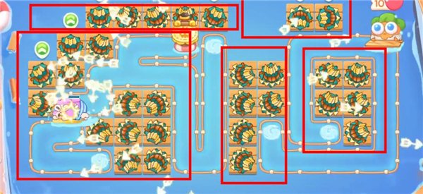 保卫萝卜4暖暖汤泉第一关怎么过