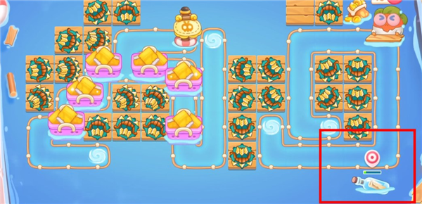 保卫萝卜4暖暖汤泉第一关怎么过