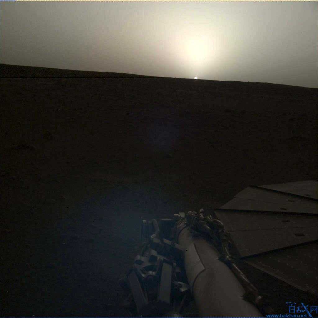 火星日出日落照