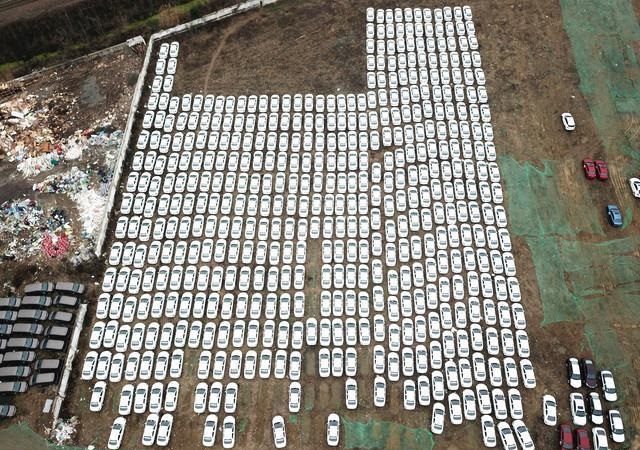 网约车坟场现新车